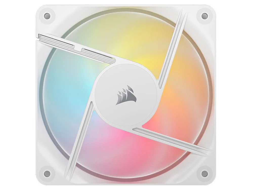 Corsair RS120-R ARGB 120mm PWM Reverse Fan 3-Pack (White) - Image 3