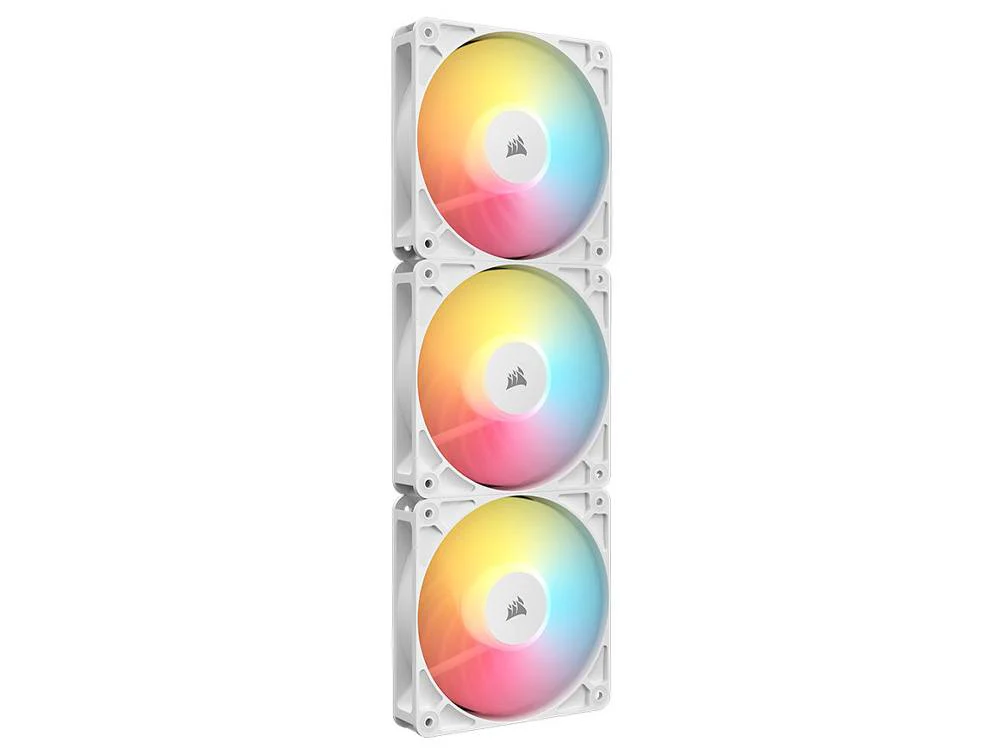 Corsair RS120-R ARGB 120mm PWM Reverse Fan 3-Pack (White) - Image 5