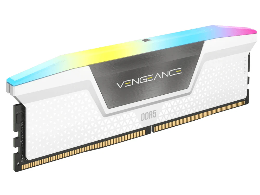 Corsair Vengeance RGB DDR5 32GB (2 x 16GB) 6000MT/s CL36 RAM (White) - Image 2