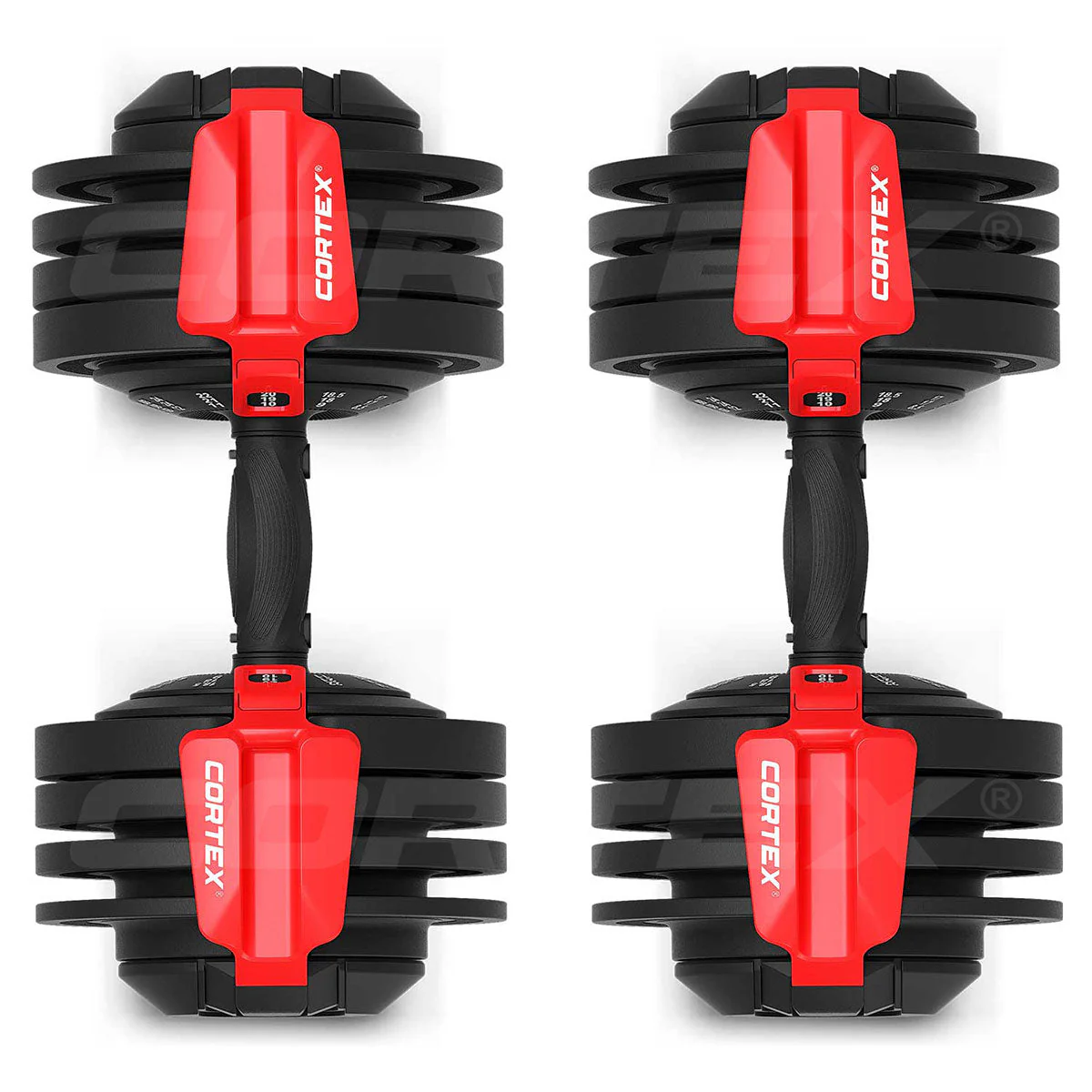 CORTEX Revolock V2 Adjustable Dumbbell Set 80kg - Image 10
