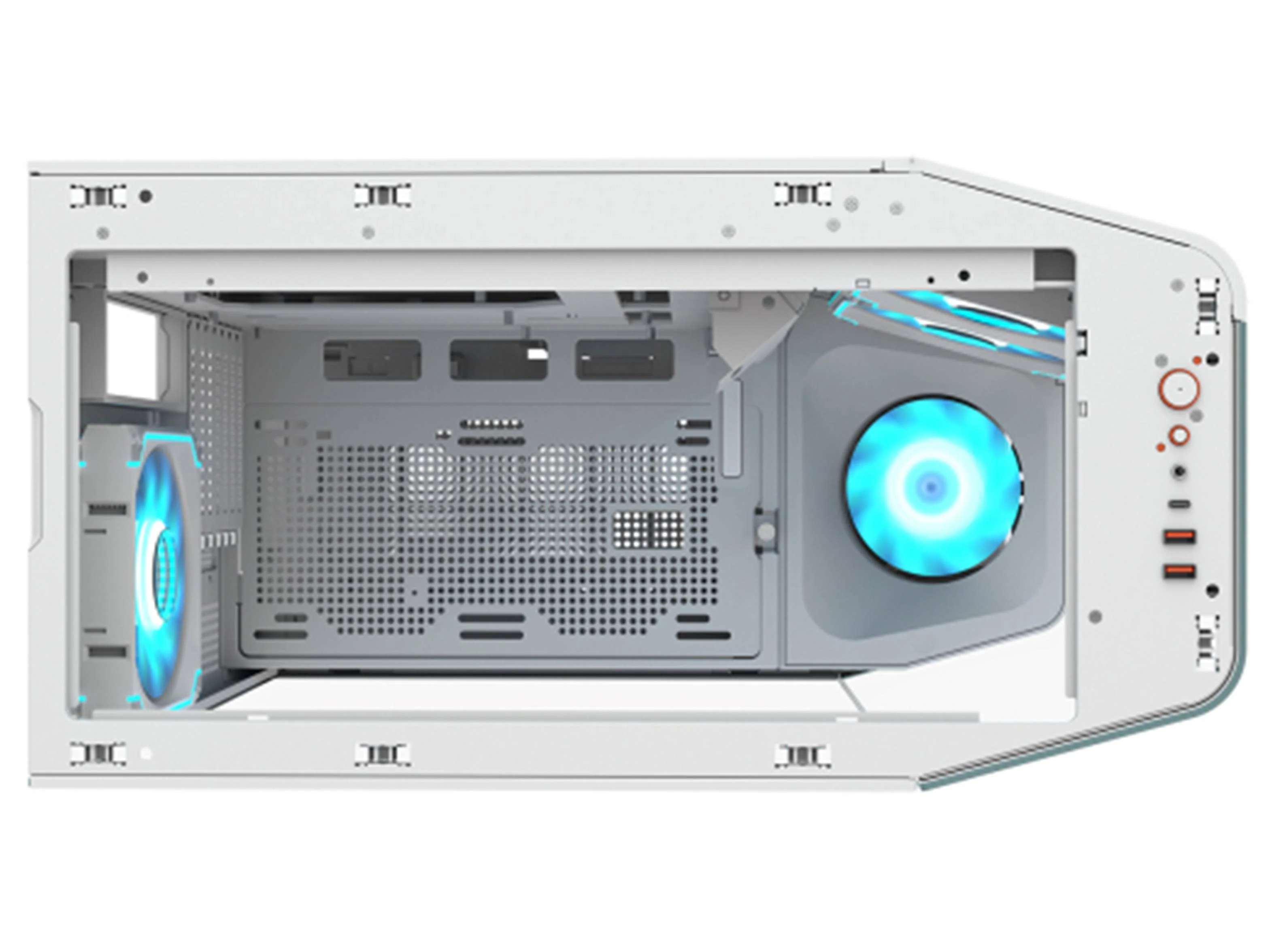 Cougar FV270 RGB Mid Tower Case - White - Image 7