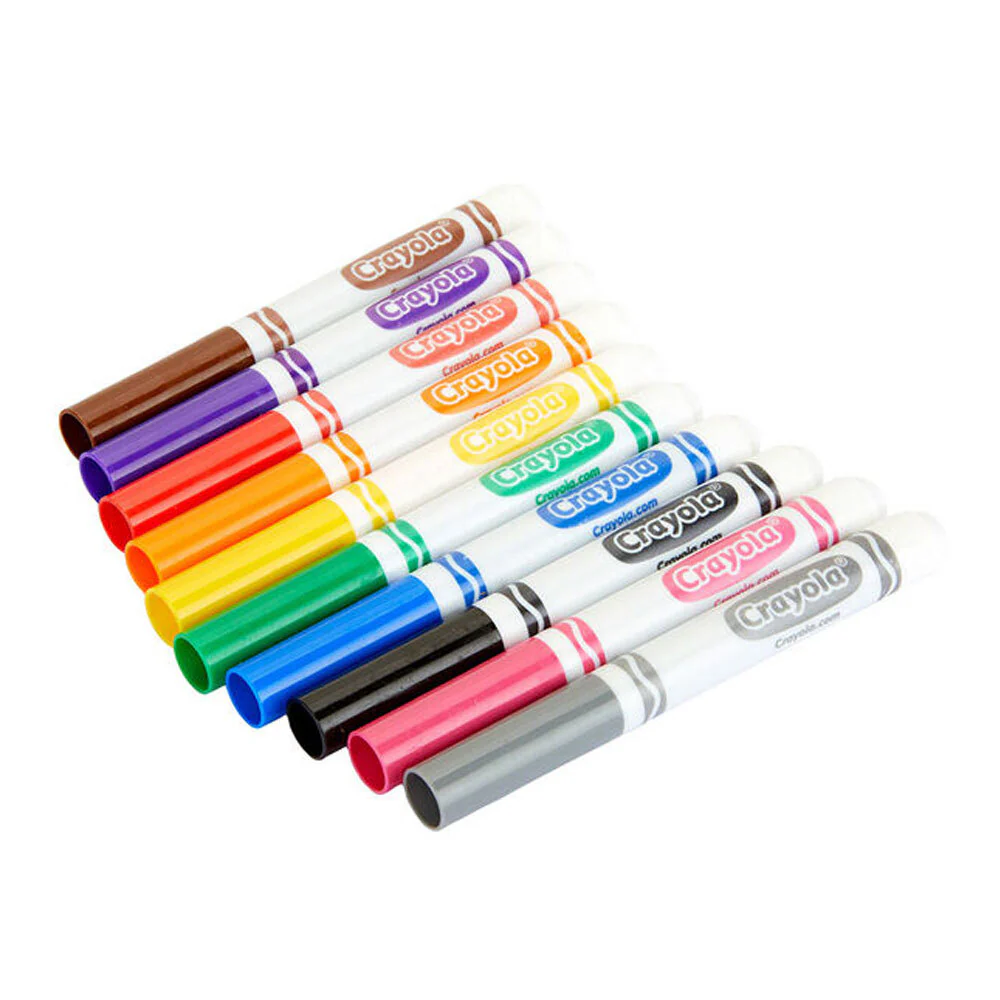 Crayola Classic Broadline Markers [10-Pieces] - Image 3