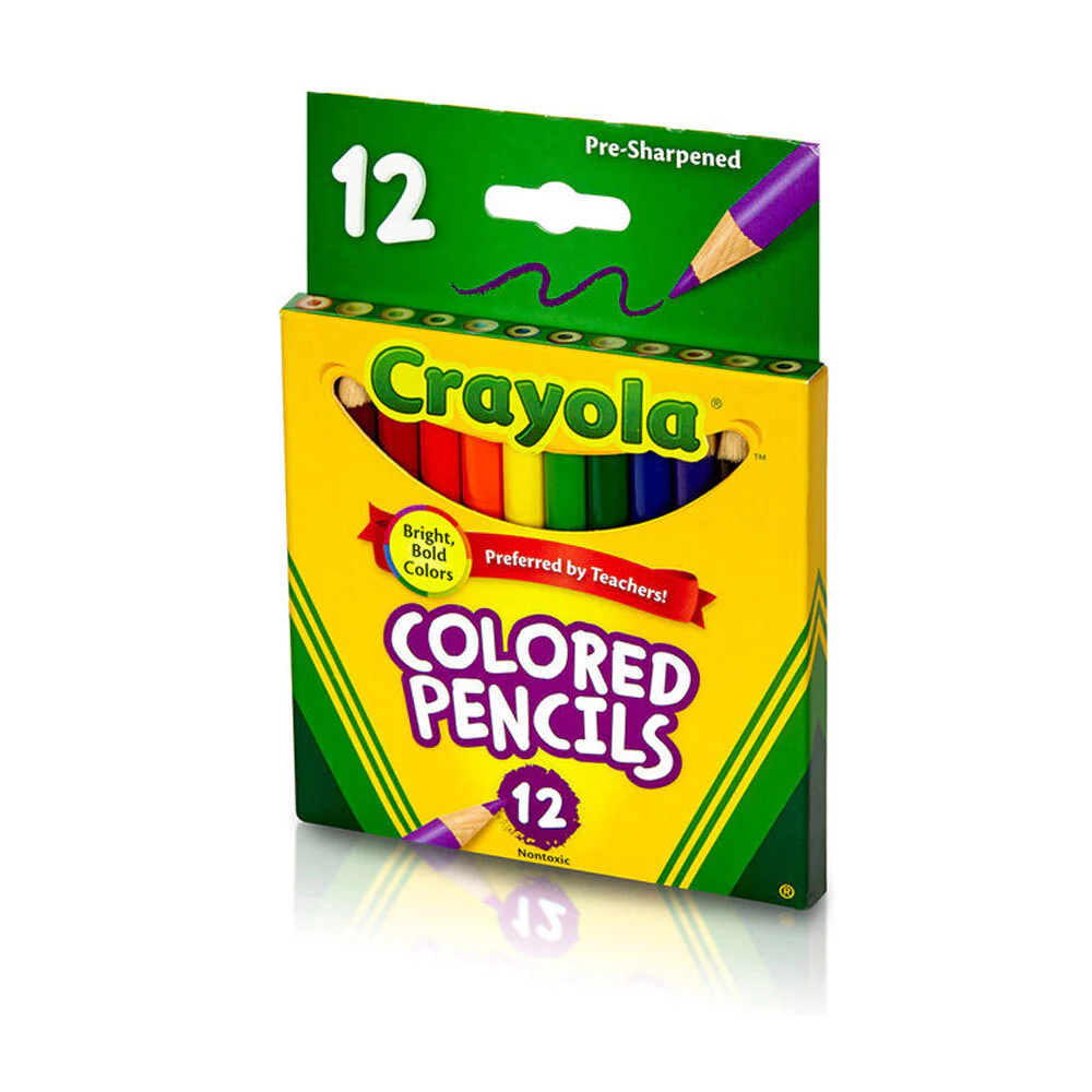 Crayola Coloured Pencils (Half Size) [12 Pack] - Image 3