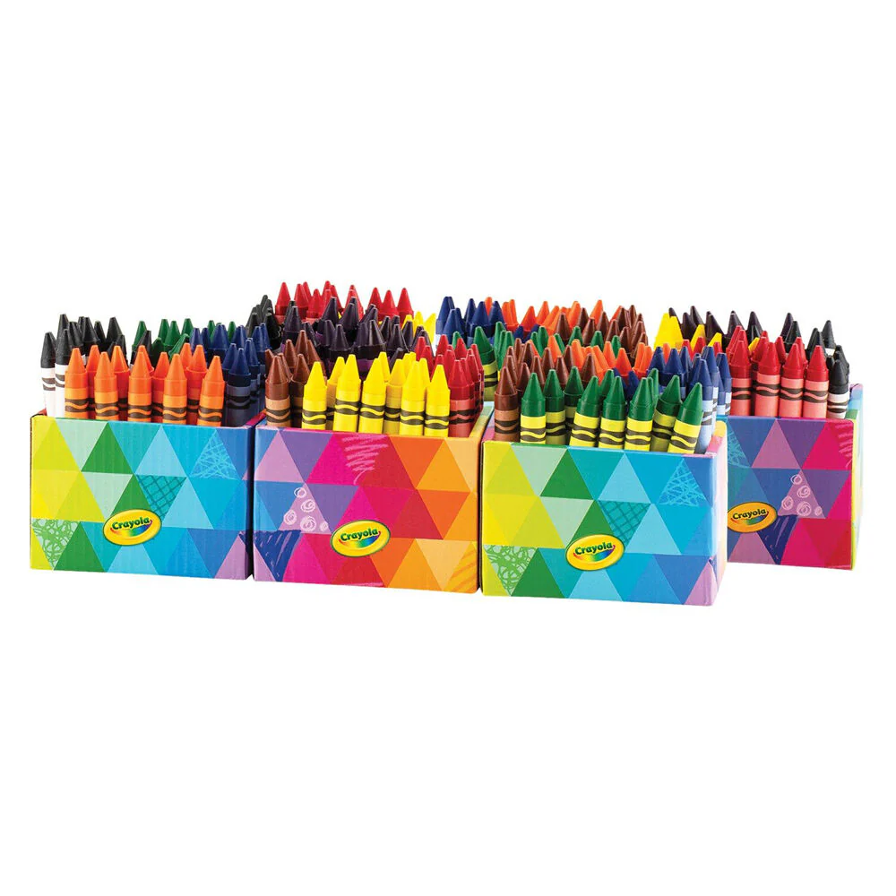 Crayola Large Crayon Classroom Set Colouring Art and Craft Tools 240pc - Image 2