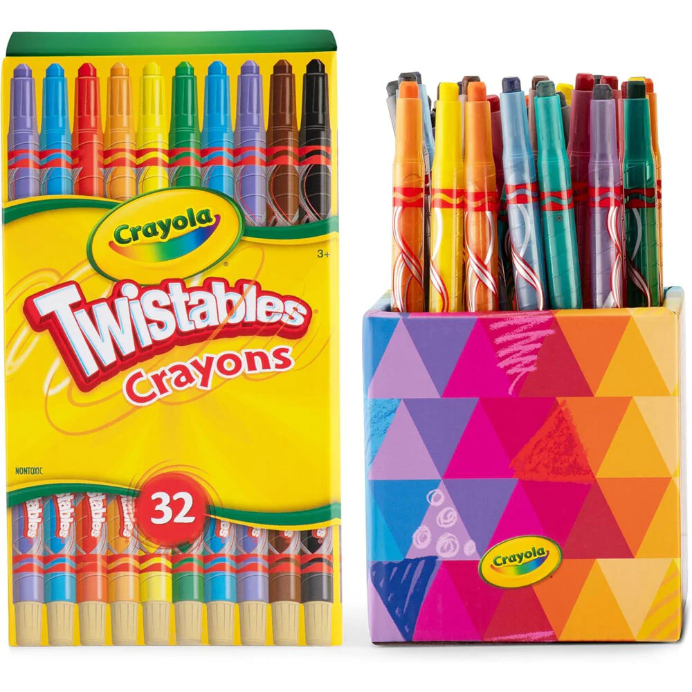 Crayola Twistables Crayons Share Pack Set Colouring Art Tools 32pc - Image 2