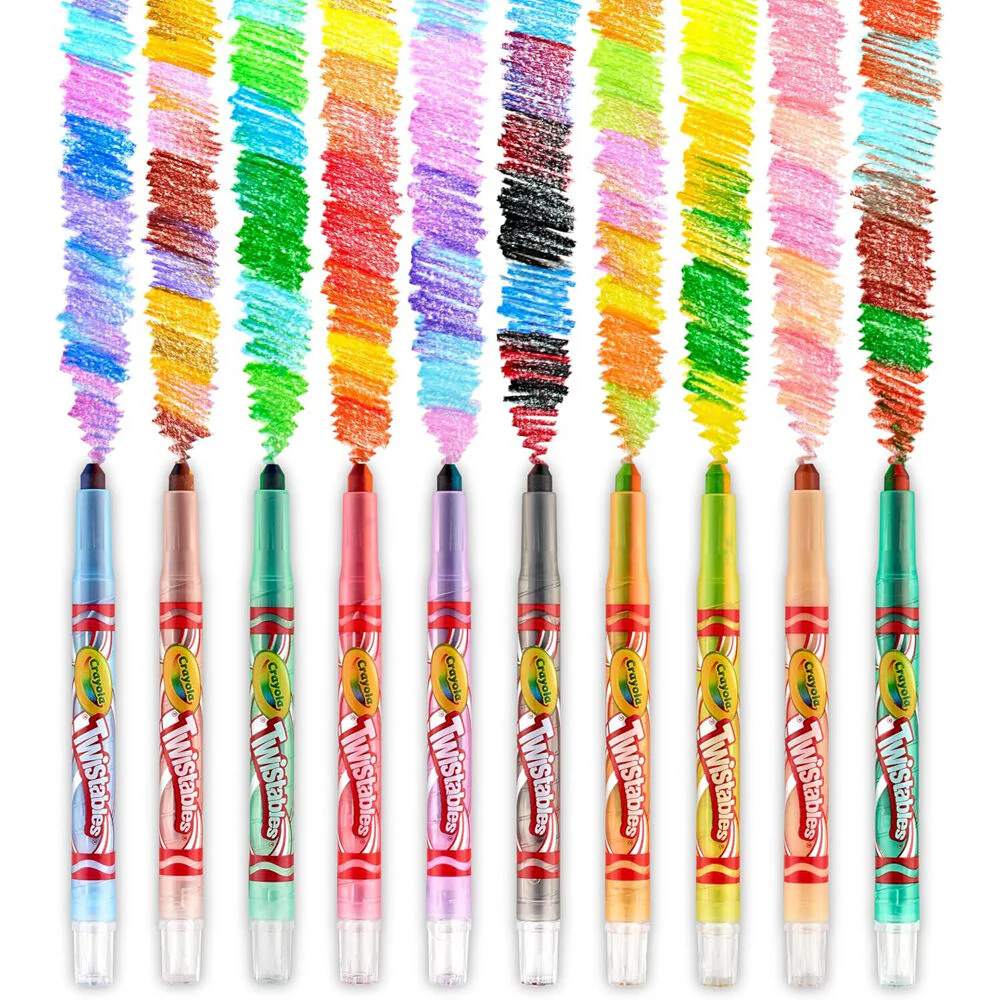 Crayola Twistables Swirl Mini Crayons Colouring Tools Craft Kit 10pc - Image 2