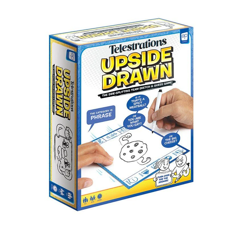 Crown & Andrews Telestrations Upside Drawn Board Game