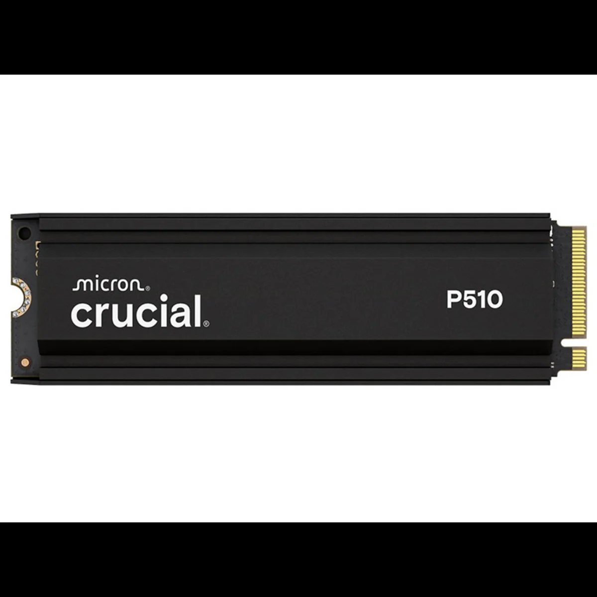 Crucial P510 1TB PCIe Gen5 NVMe 2280 M.2 SSD with Heatsink - Image 2