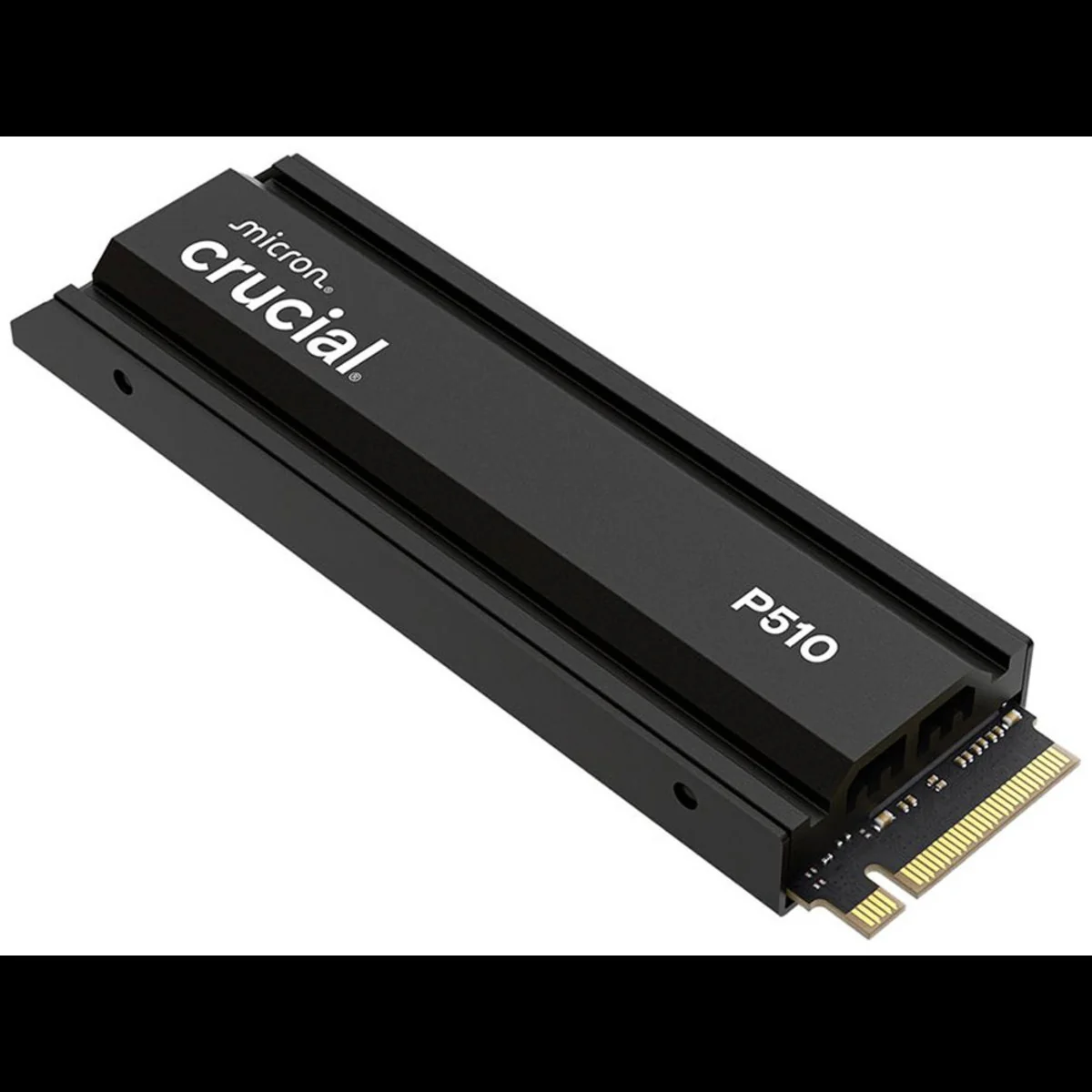 Crucial P510 1TB PCIe Gen5 NVMe 2280 M.2 SSD with Heatsink - Image 3