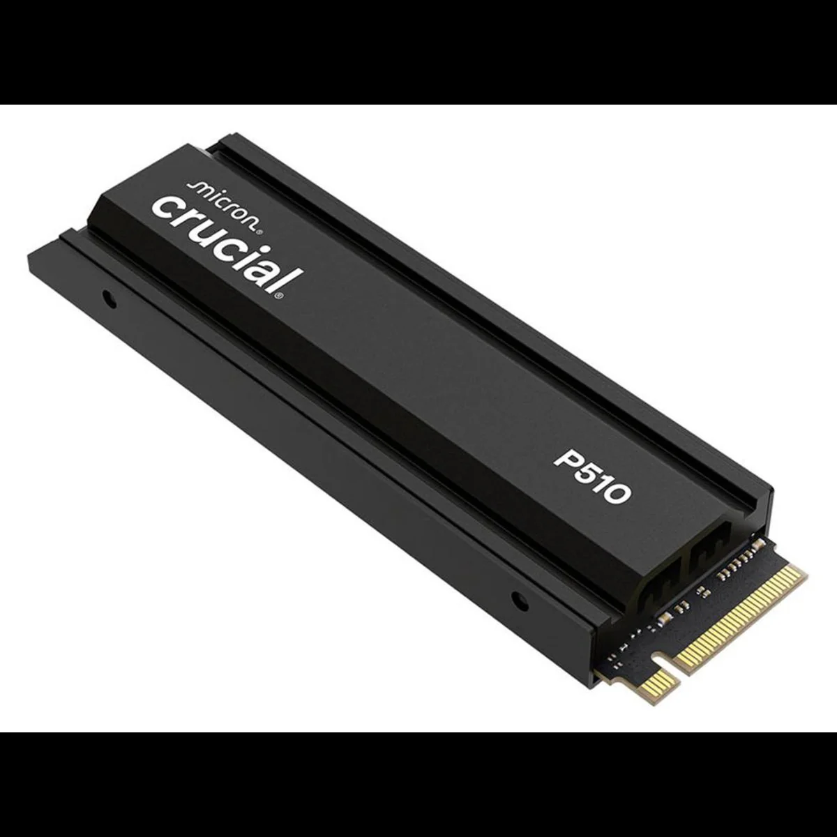 Crucial P510 2TB PCIe Gen5 NVMe 2280 M.2 SSD with Heatsink - Image 2