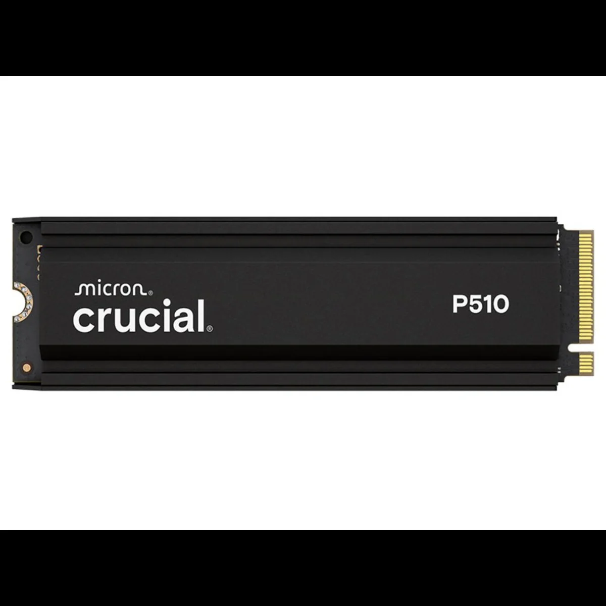 Crucial P510 2TB PCIe Gen5 NVMe 2280 M.2 SSD with Heatsink - Image 3