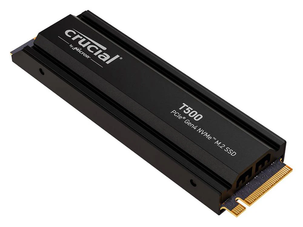 Crucial  T500 1TB PCIe Gen4 NVMe SSD with Heatsink - Image 2