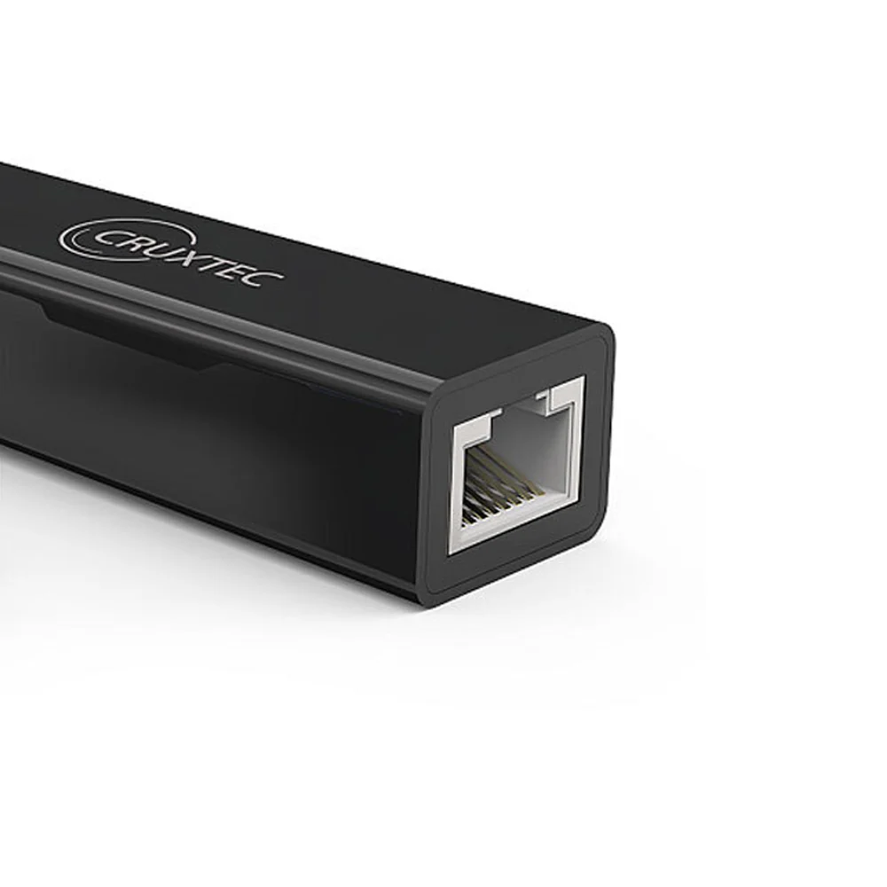 Cruxtec USB 3.0 to RJ45 Gigabit Ethernet Adapter (Black) - Image 2
