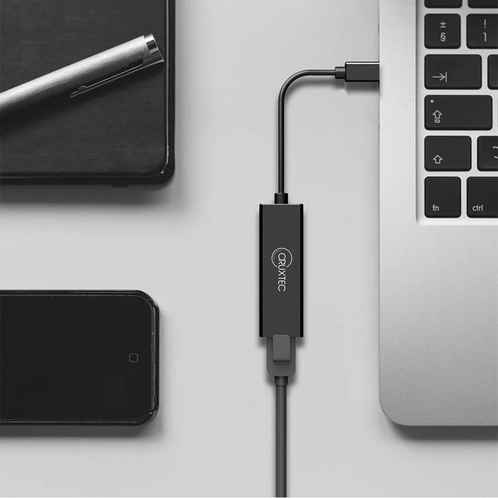 Cruxtec USB-C to RJ45 Gigabit Ethernet Network Adapter - Image 4