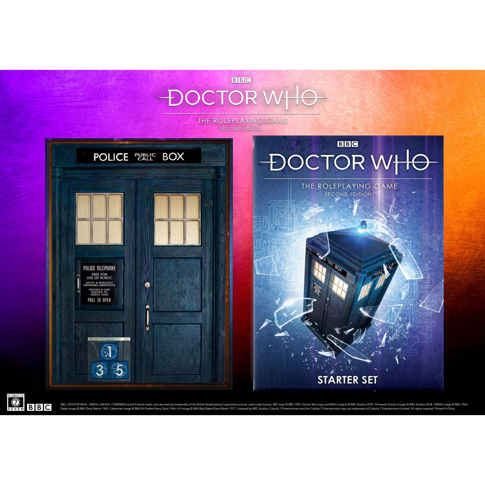 Cubicle 7 Dr Who The RPG Starter Set 2nd Edition Kids/Family Tabletop Game 14y+ - Image 2