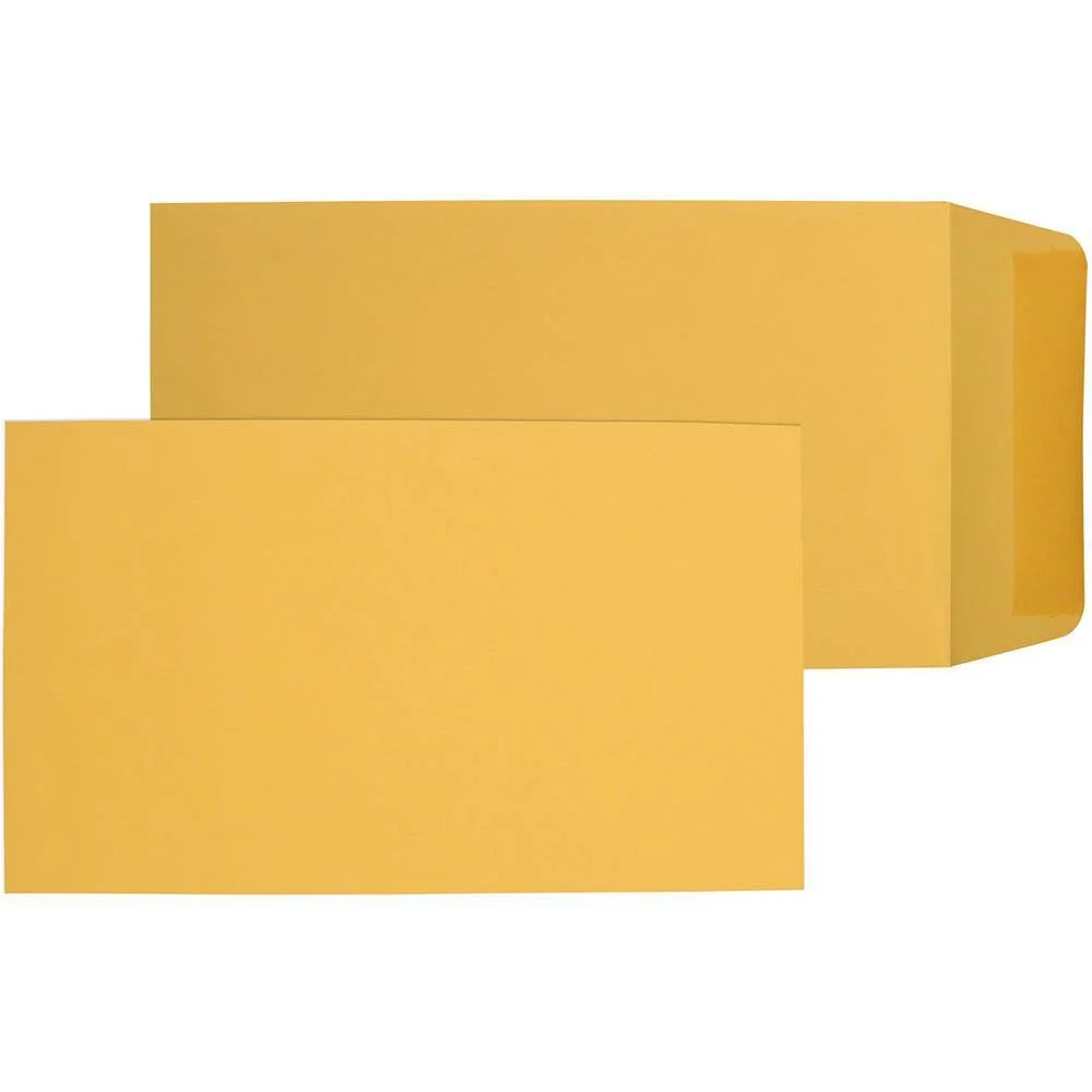 Cumberland P4 Envelopes Seed Pocket Moist Seal 85GSM 107x60mm Gold Box 1000 - Image 3