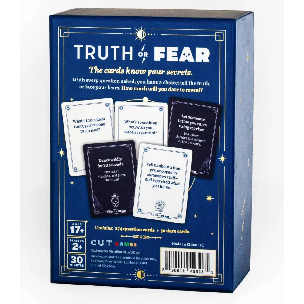 Cut Games Truth or Fear Dare to be Honest Party Game - Image 2