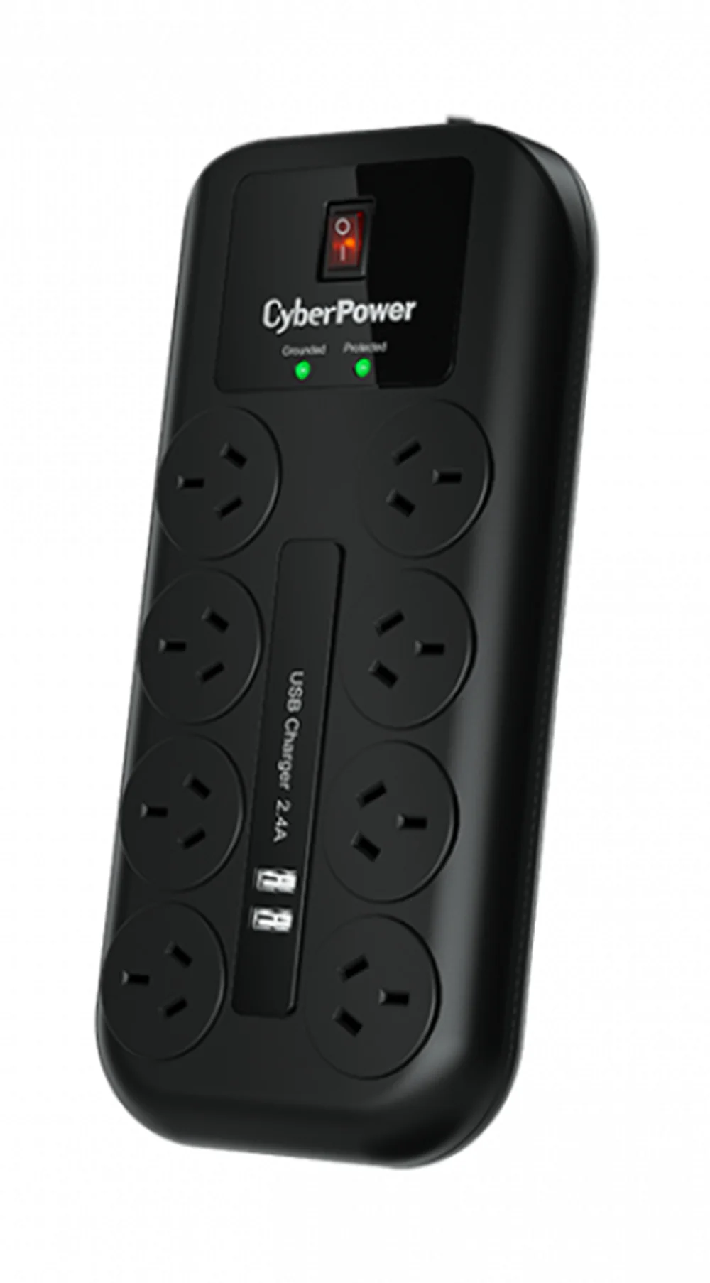 CyberPower 8-Port Surge Protector with 2 USB Charging Ports - Image 3