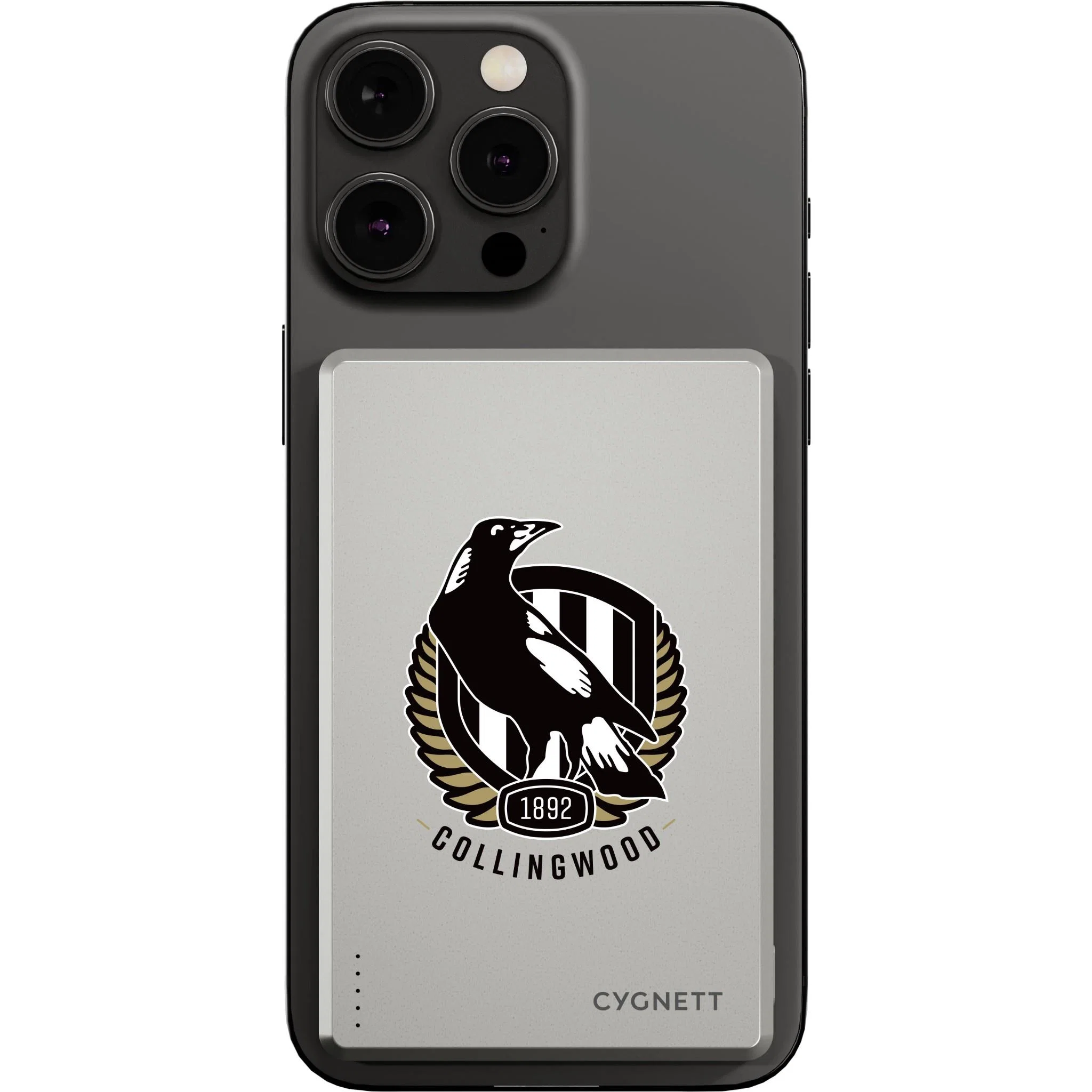 Cygnett AFL Magnetic Wireless 5K Power Bank (Collingwood Magpies)