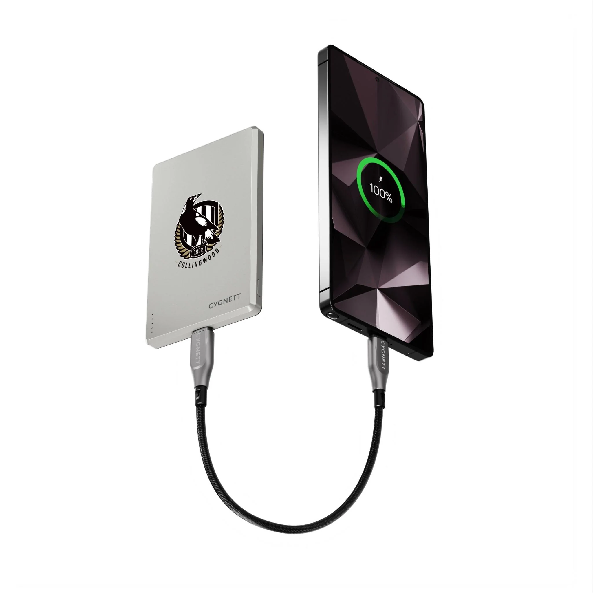 Cygnett AFL Magnetic Wireless 5K Power Bank (Collingwood Magpies) - Image 5