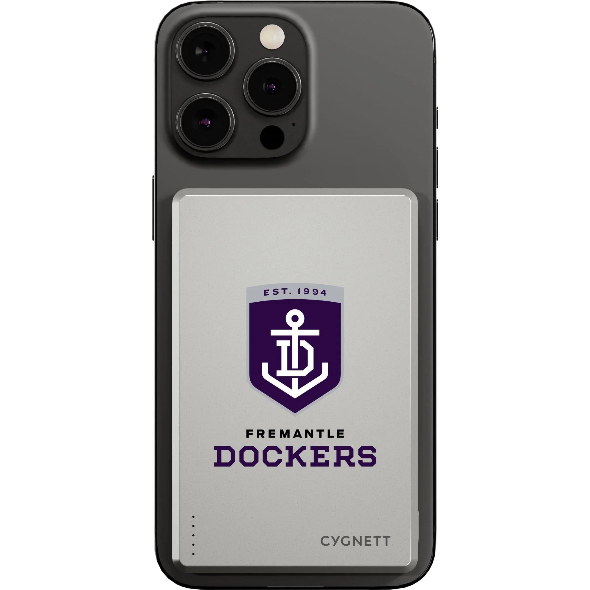 Cygnett AFL Magnetic Wireless 5K Power Bank (Fremantle Dockers) - Image 2