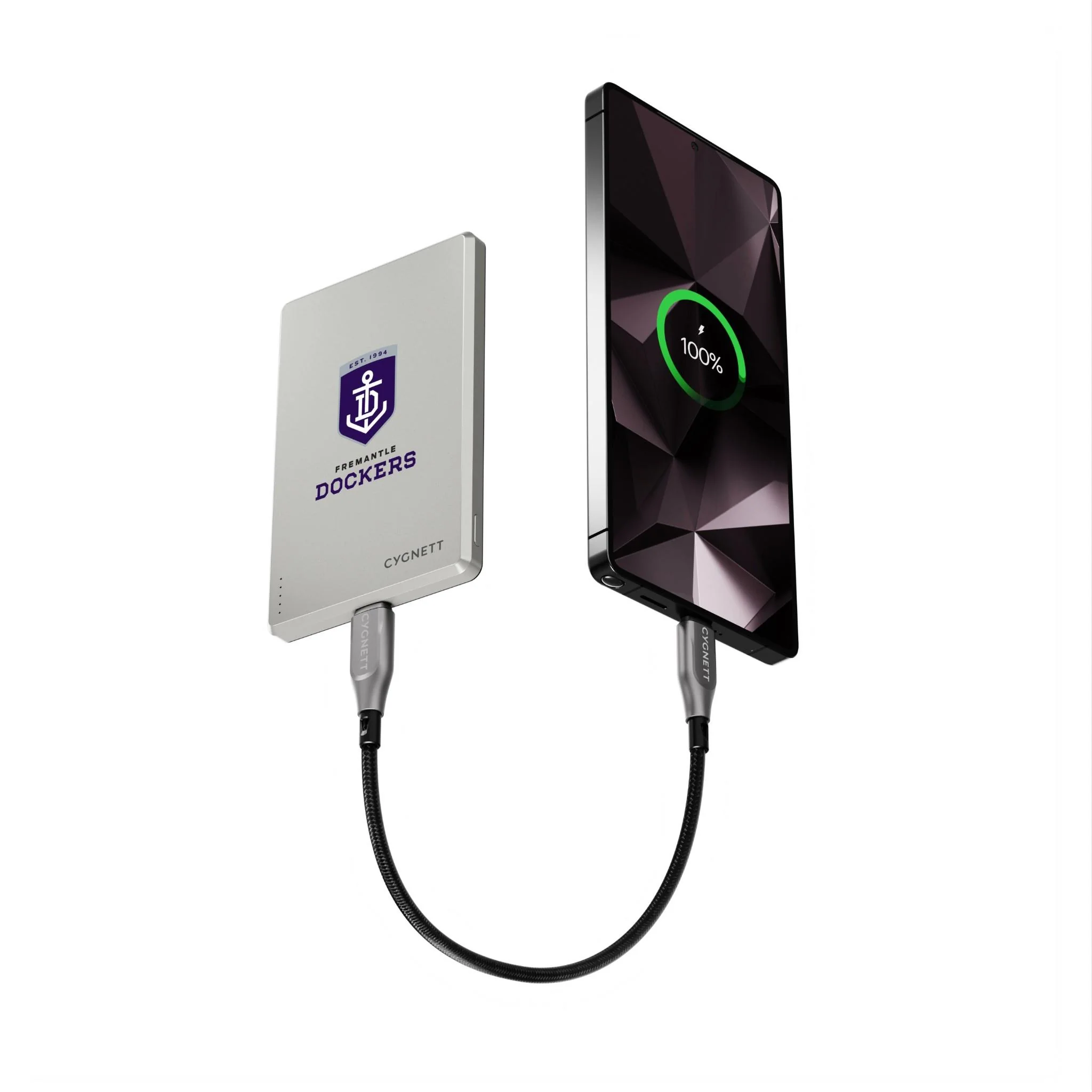 Cygnett AFL Magnetic Wireless 5K Power Bank (Fremantle Dockers) - Image 4