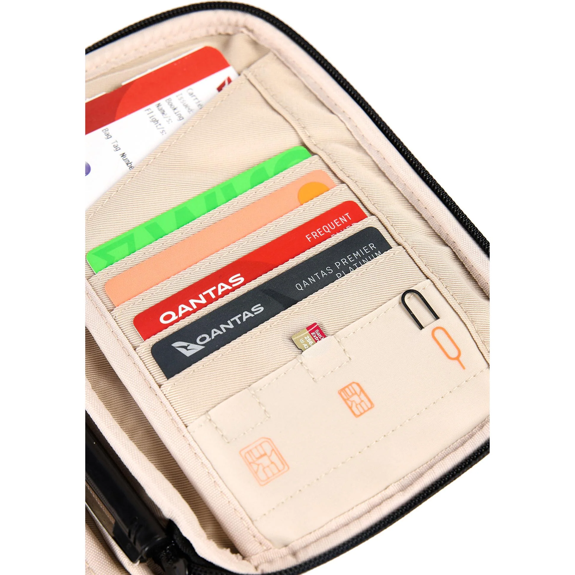 Cygnett Voyager Duo Passport Wallet (Charcoal) - Image 3