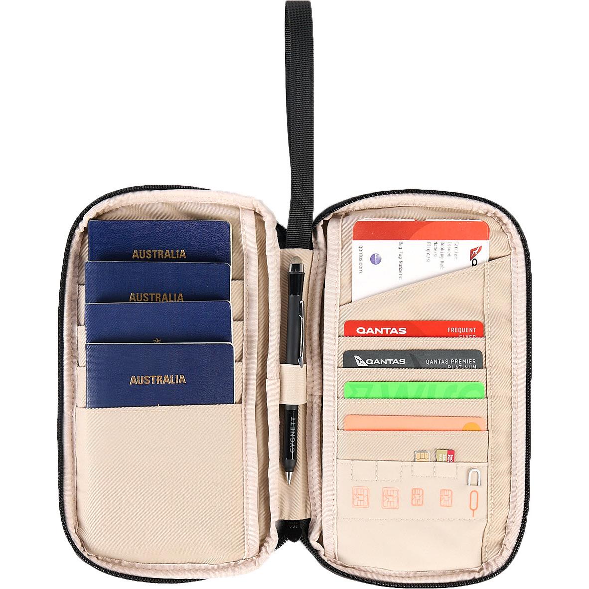 Cygnett Voyager Family Passport Wallet (Charcoal) - Image 4