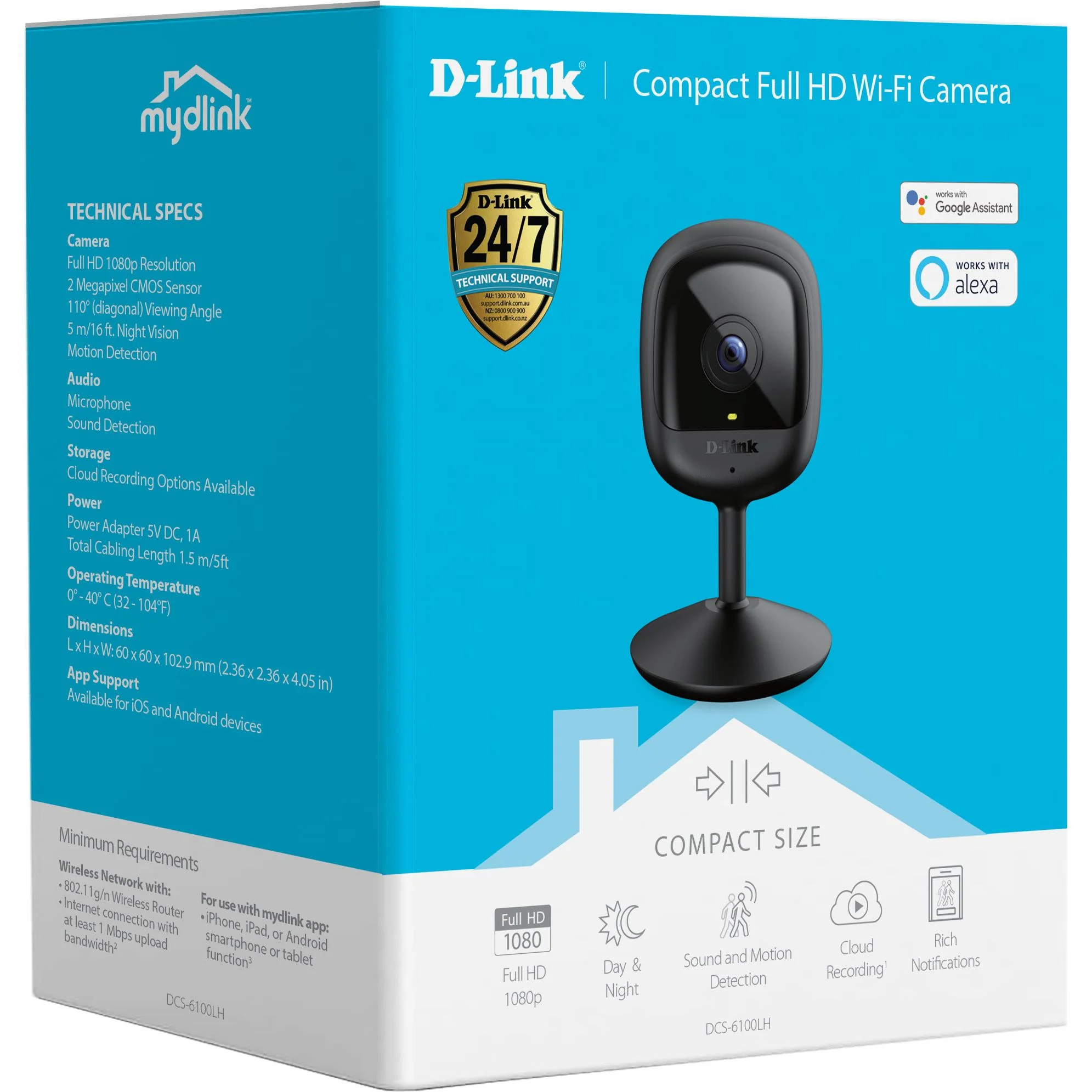 D-Link Compact Full HD Wi-Fi Camera - Image 4