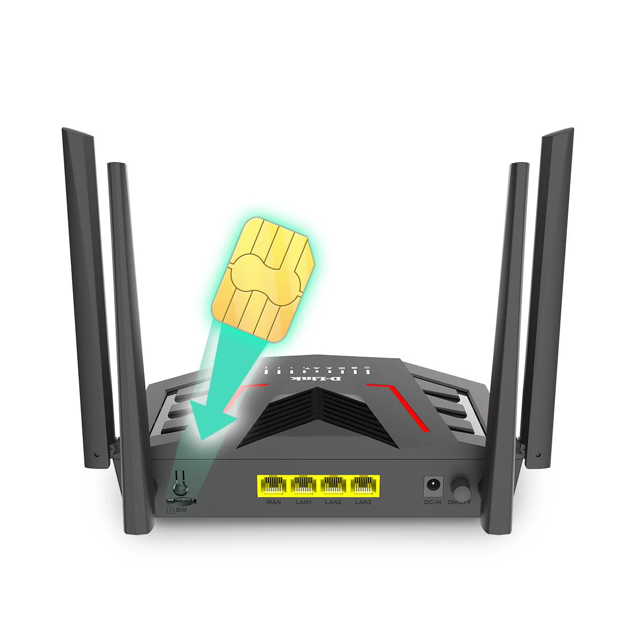 D-Link DWR-M955X 4G LTE AX1500 Dual Band Wi-Fi 6 Router - Image 6