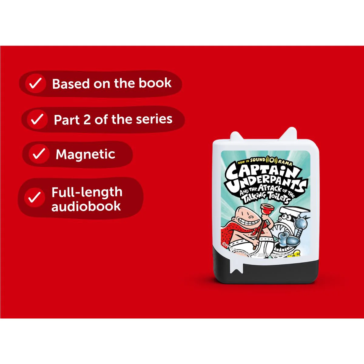 Dav Pilkey - Captain Underpants & The Attack Of The Talking Toilets Book Tonie - Image 4