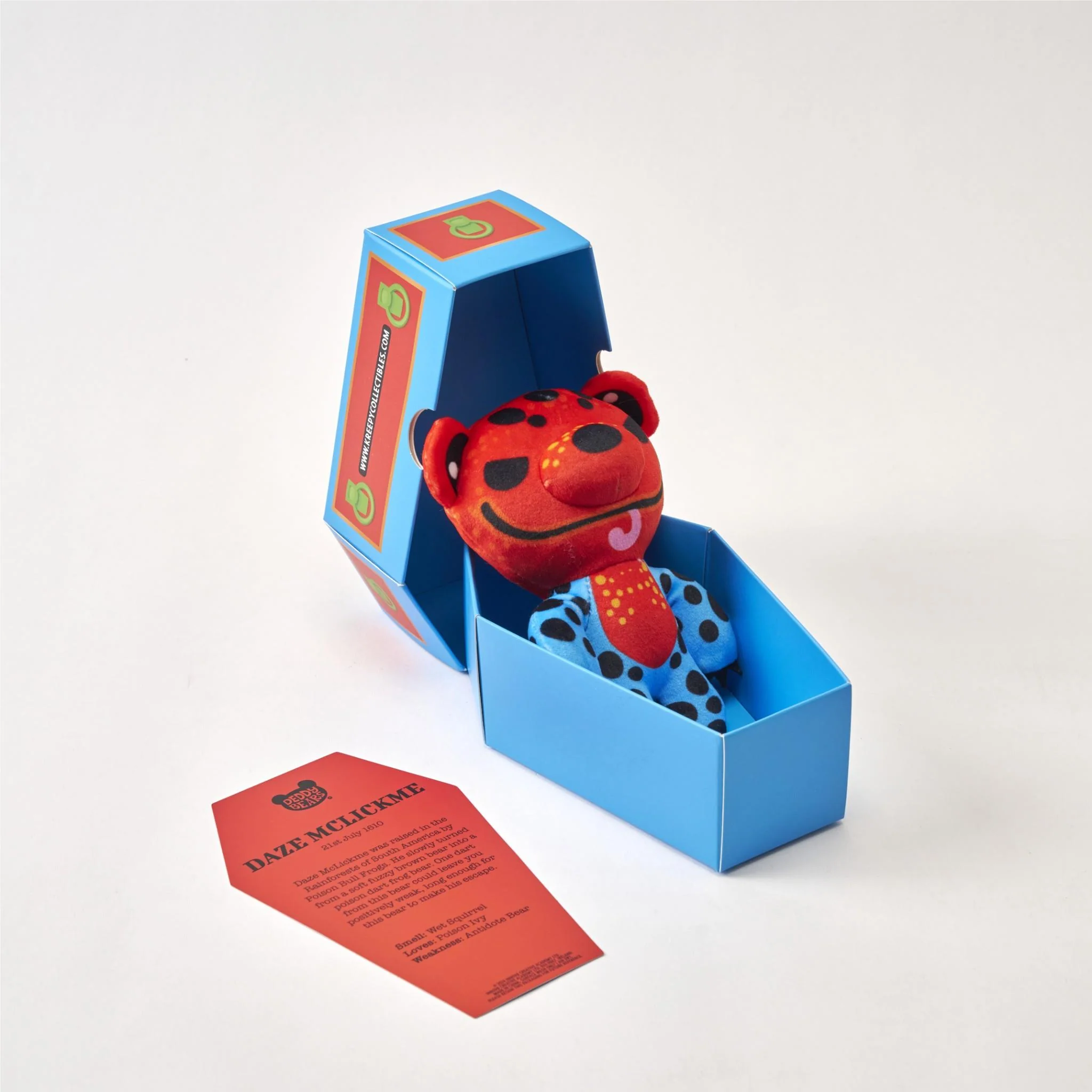 Daze McLick Me Deddy Bear Plush In Coffin - Image 2