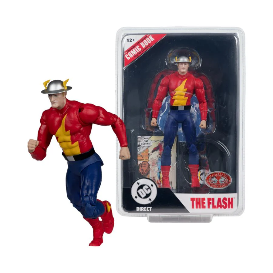 DC Comics - Jay Garrick Flash (Flash #123) Page Punchers 7" Figure with Comic - Image 5