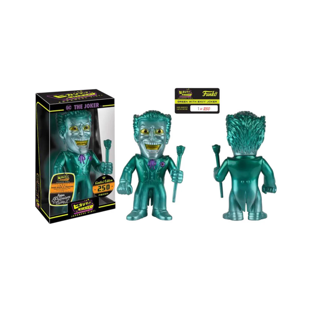 DC Comics Joker with Envy Hikari Vinyl Figure Villain Toy 18x10cm (Green) - Image 2