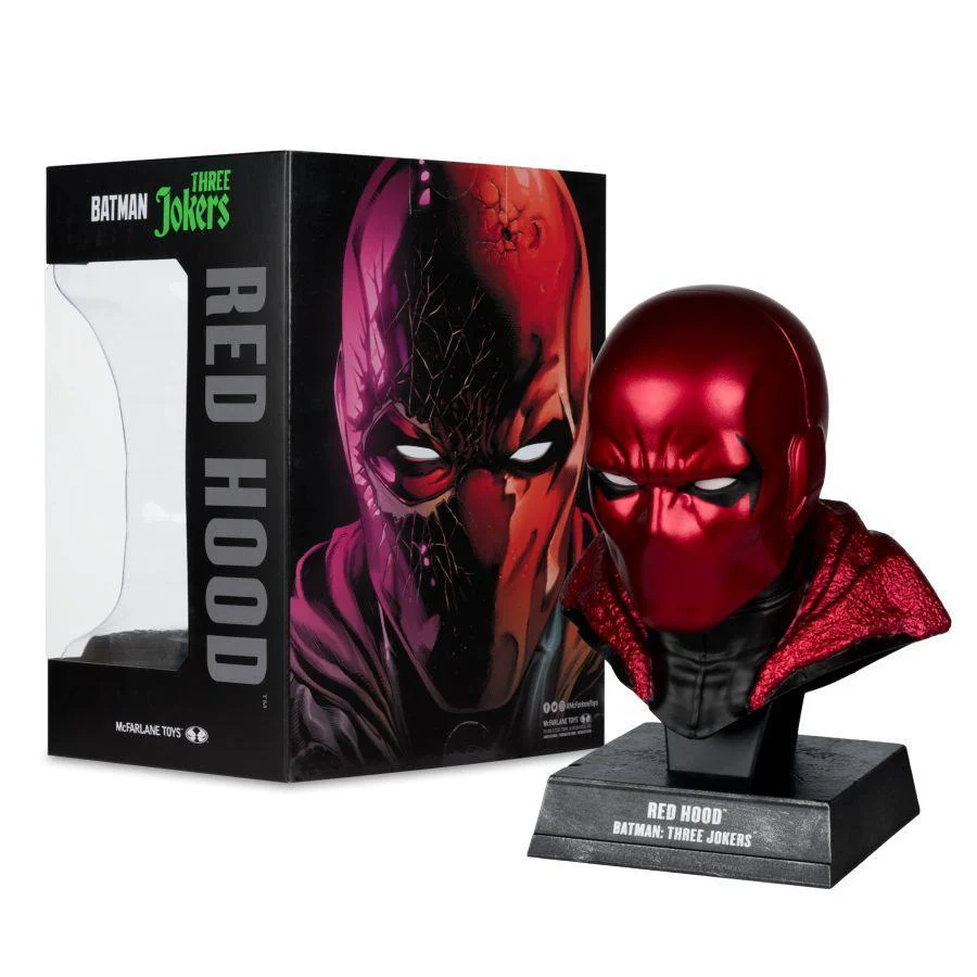 DC Comics – Red Hood Cowl (Batman: Three Jokers) 1:3 Scale Cowl Replica - Image 8