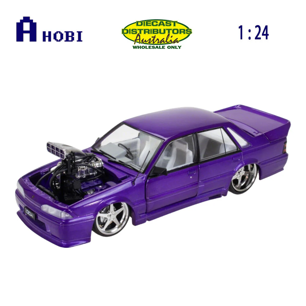 DDA 1:24 Scale Holden VL Walkinshaw Supercharged Purple Diecast Model Vehicle - Image 7