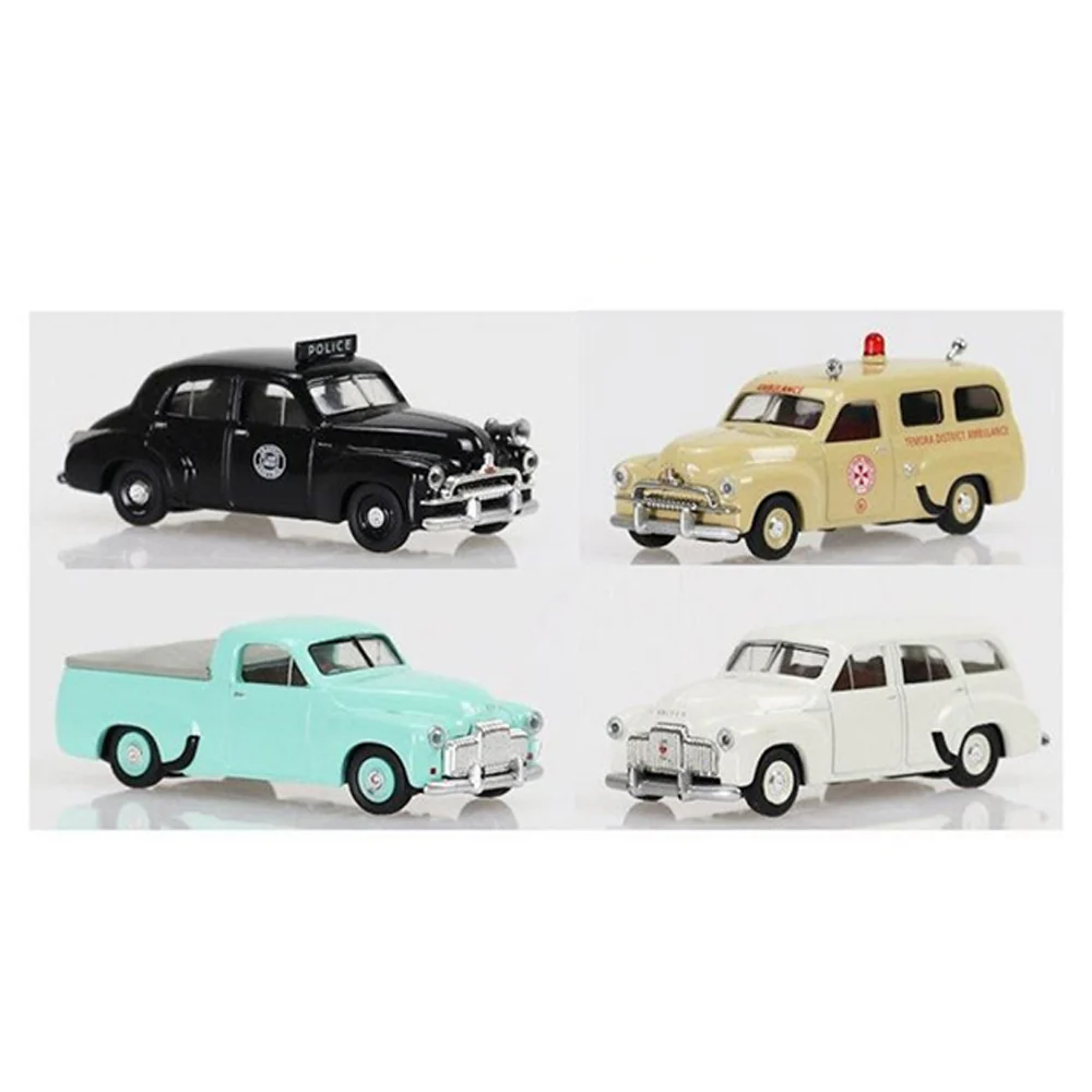 DDA 1:64 Scale FJ Holden Police Sedan Black Diecast Toy Model - Image 3