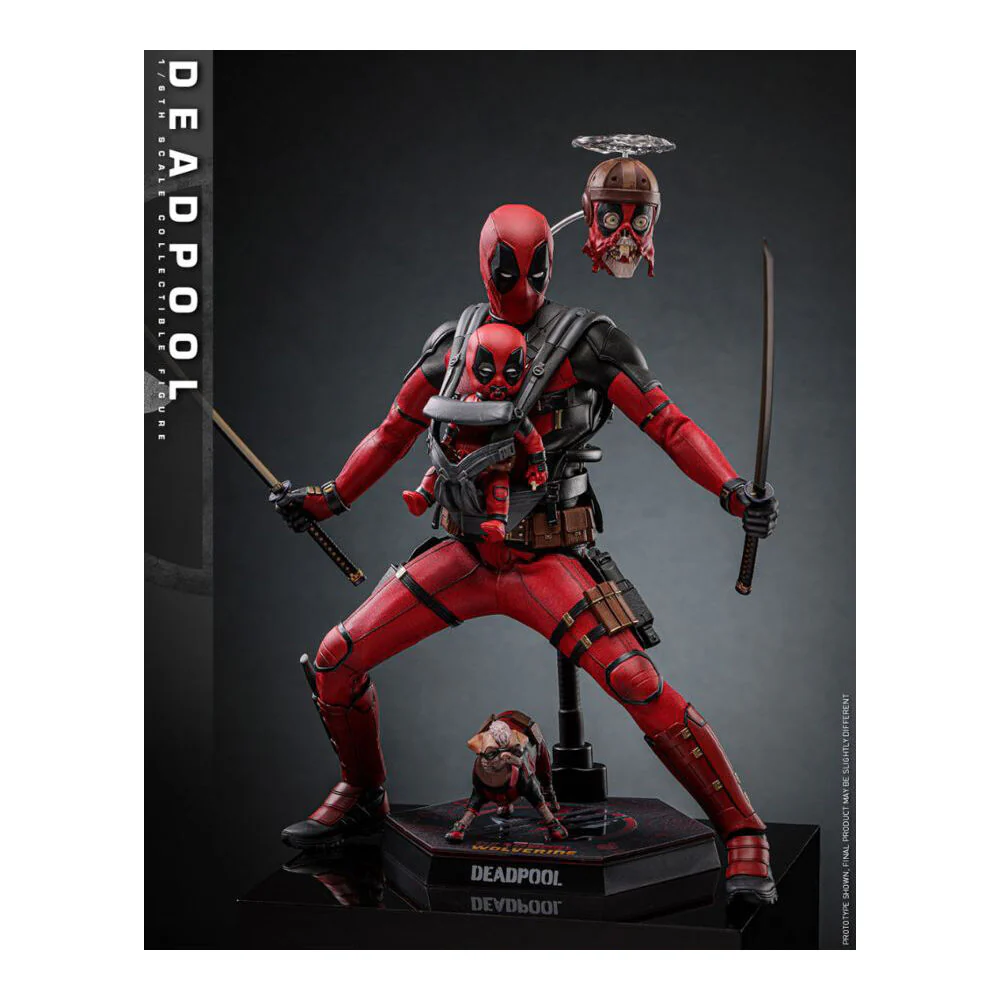 Deadpool & Wolverine 31cm Deadpool 1:6 Statue Collectable Figure - Image 2