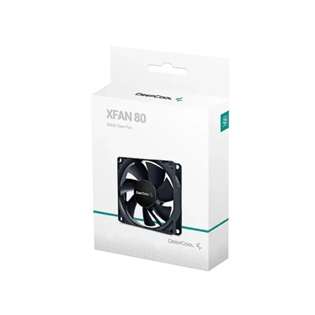 Deepcool 80mm Hydro Bearing Case Fan Molex 20dB (DP-FDC-XF80) - Image 3