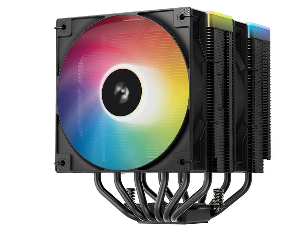 Deepcool AG620 V2 Black Zero 120mm with ARGB Top Cover CPU Cooler - Black - Image 2