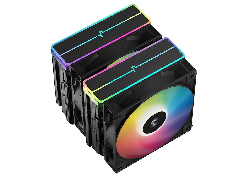 Deepcool AG620 V2 Black Zero 120mm with ARGB Top Cover CPU Cooler - Black - Image 3