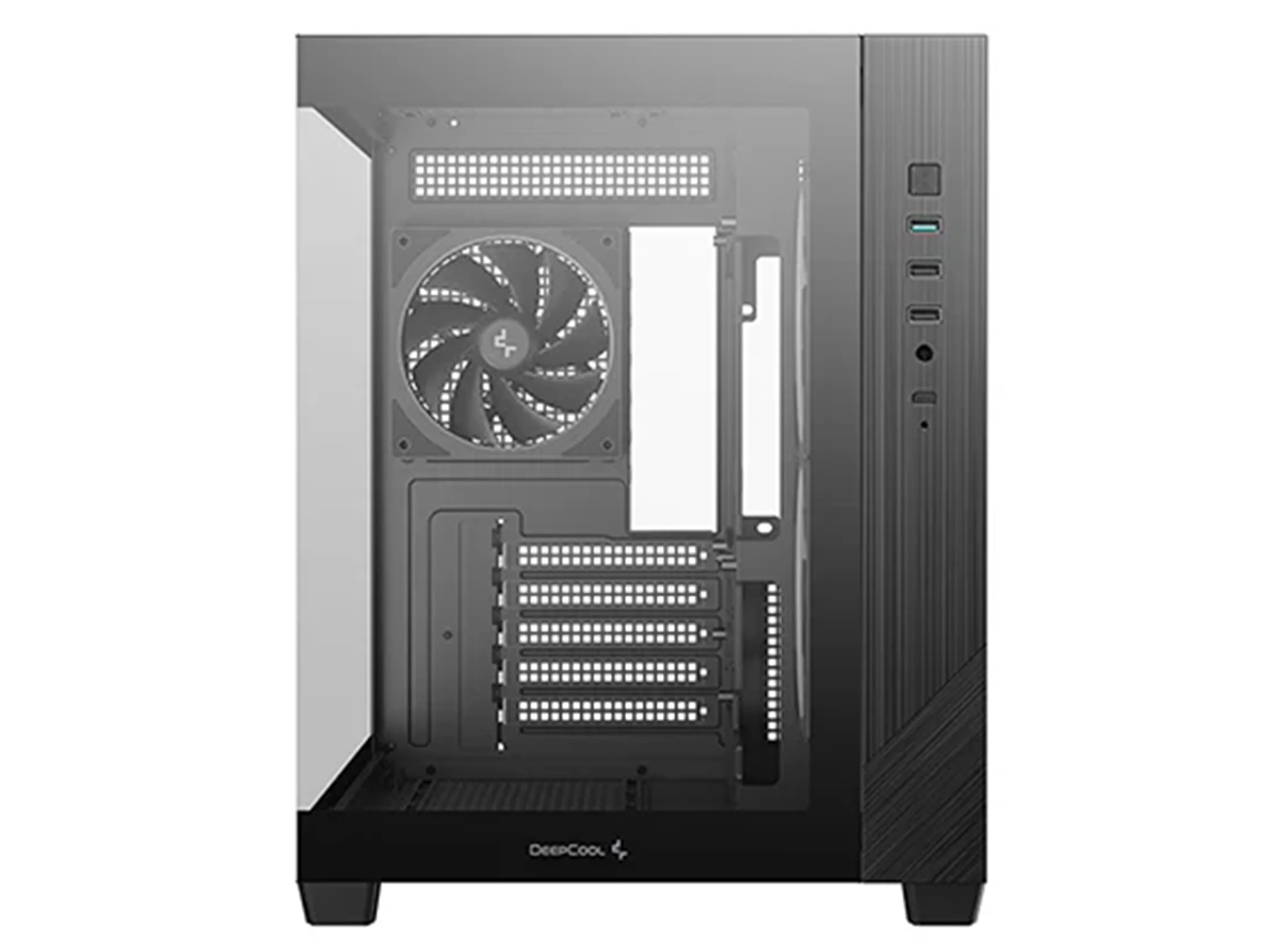 Deepcool CG330 Tempered Glass Micro-ATX Case (Black) - Image 3