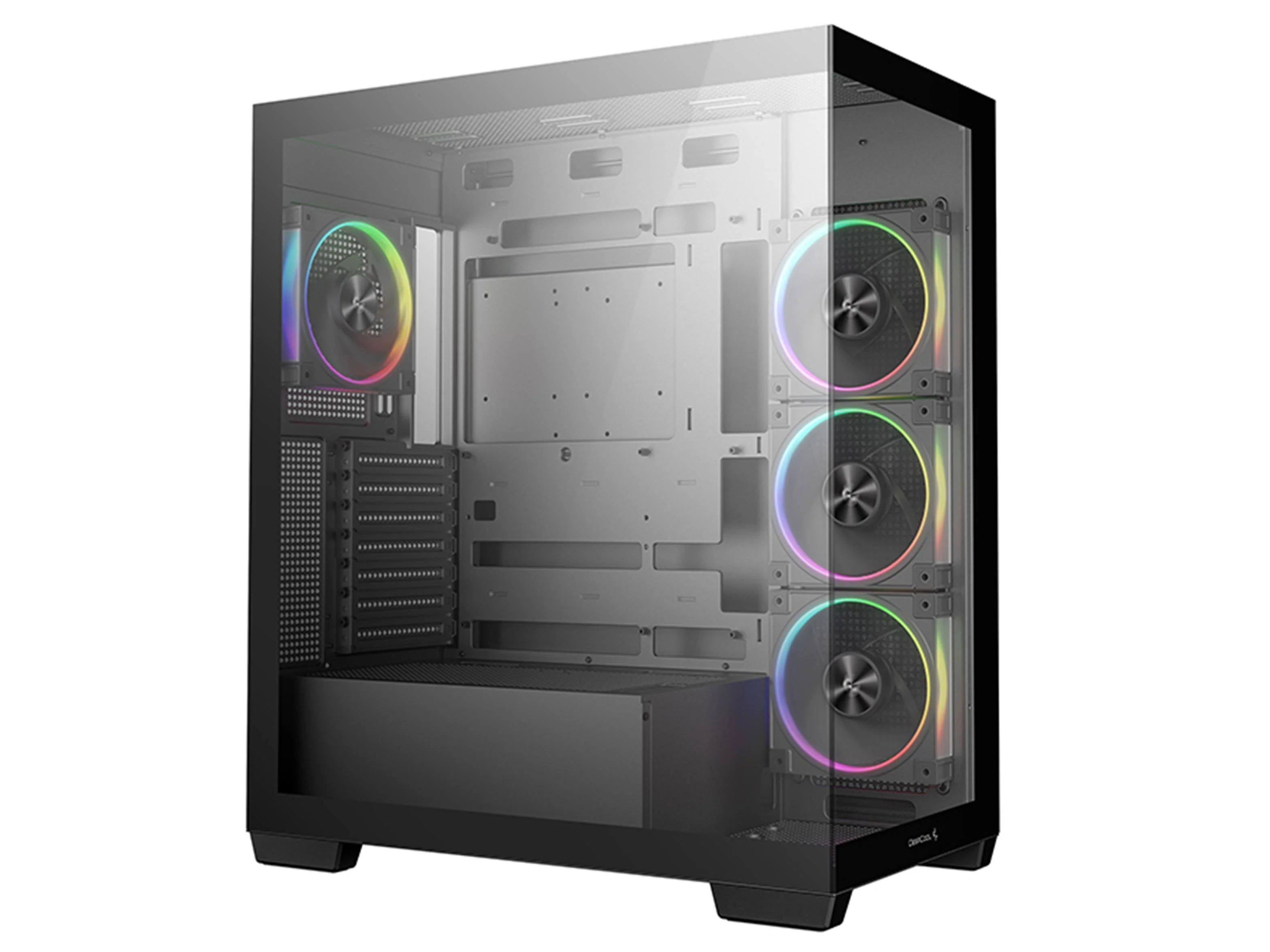 DeepCool CG580 4F Panoramic ATX Mid-Tower Case (Black) - Image 3
