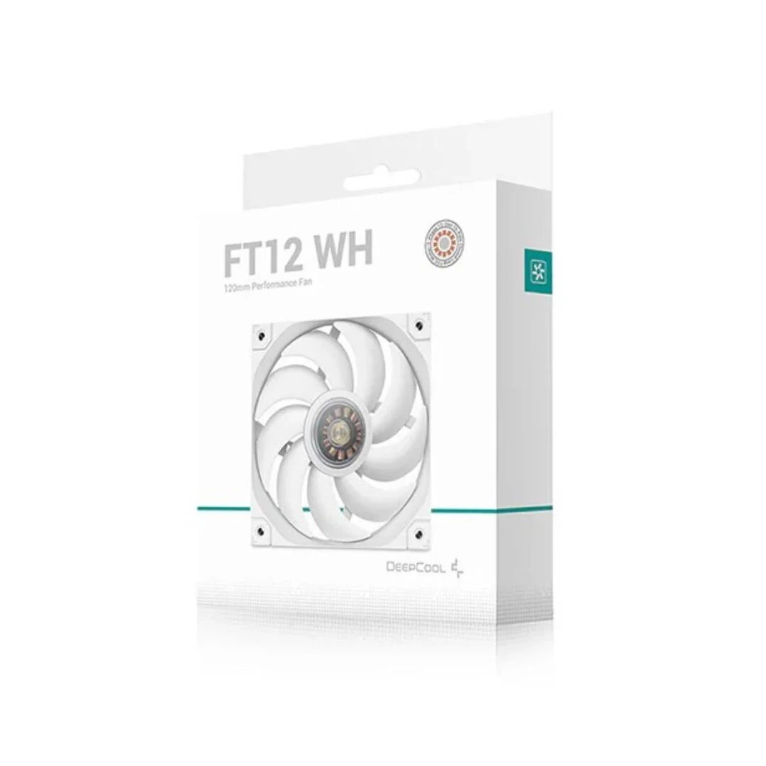 Deepcool FT12 120mm High-Performance 4-Pin PWM Fan - White (R-FT12-WHWPN1-G) - Image 6