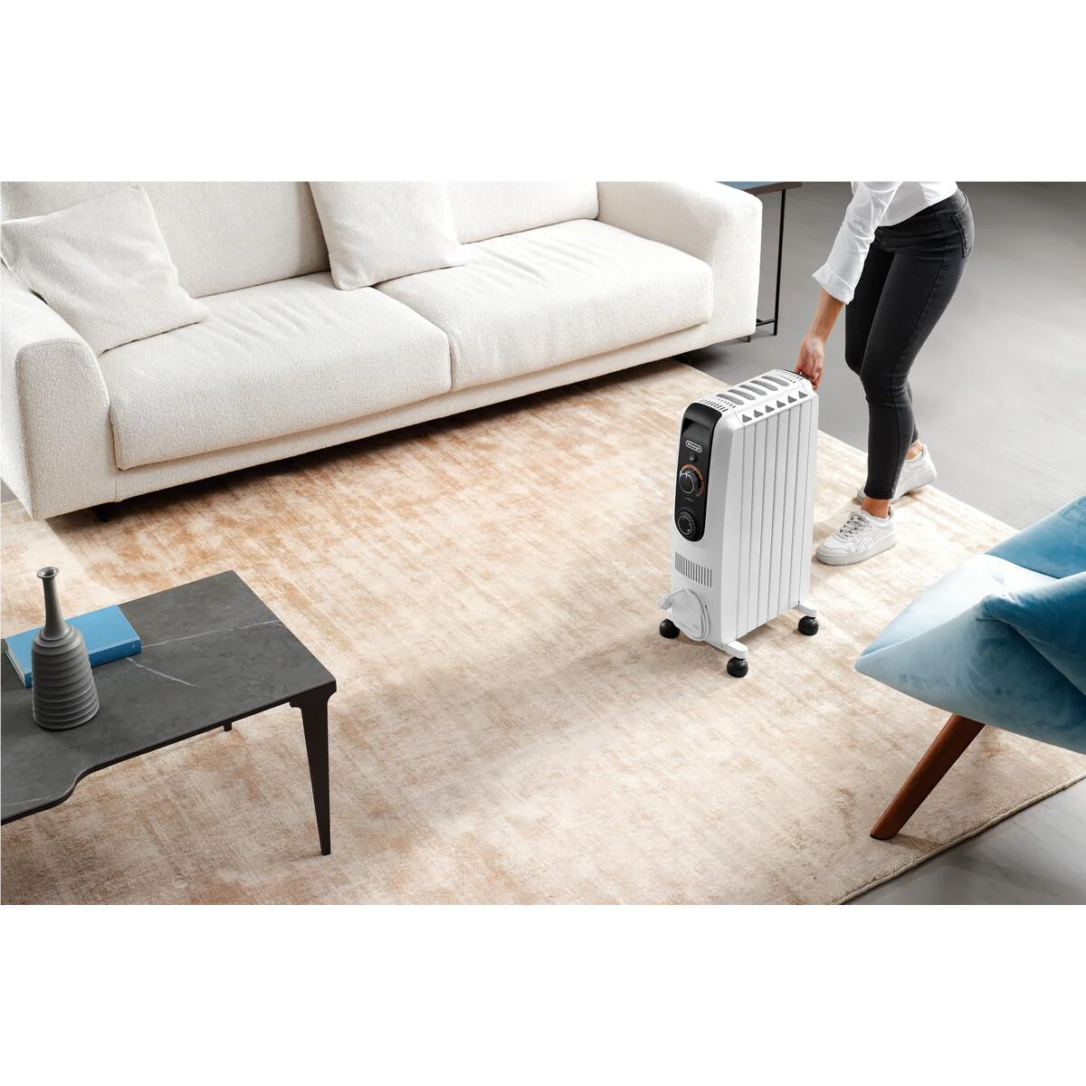 De'Longhi Dragon 5 Easytronic 1500W Oil Column Heater - Image 6