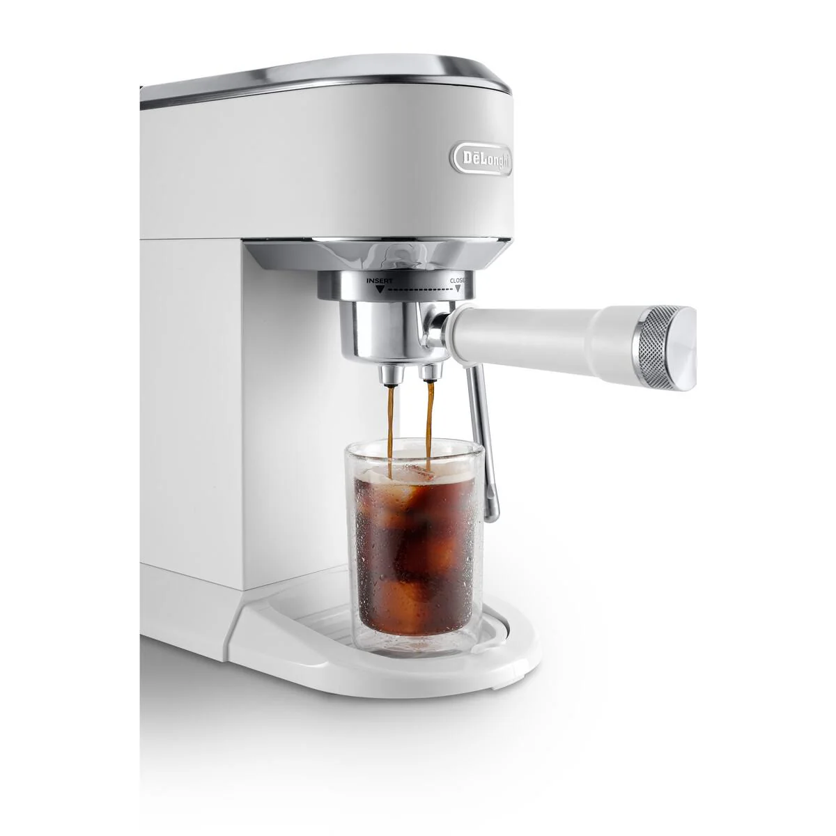 De'Longhi EC890BK Dedica Duo with Cold Brew Coffee Machine (White) - Image 4