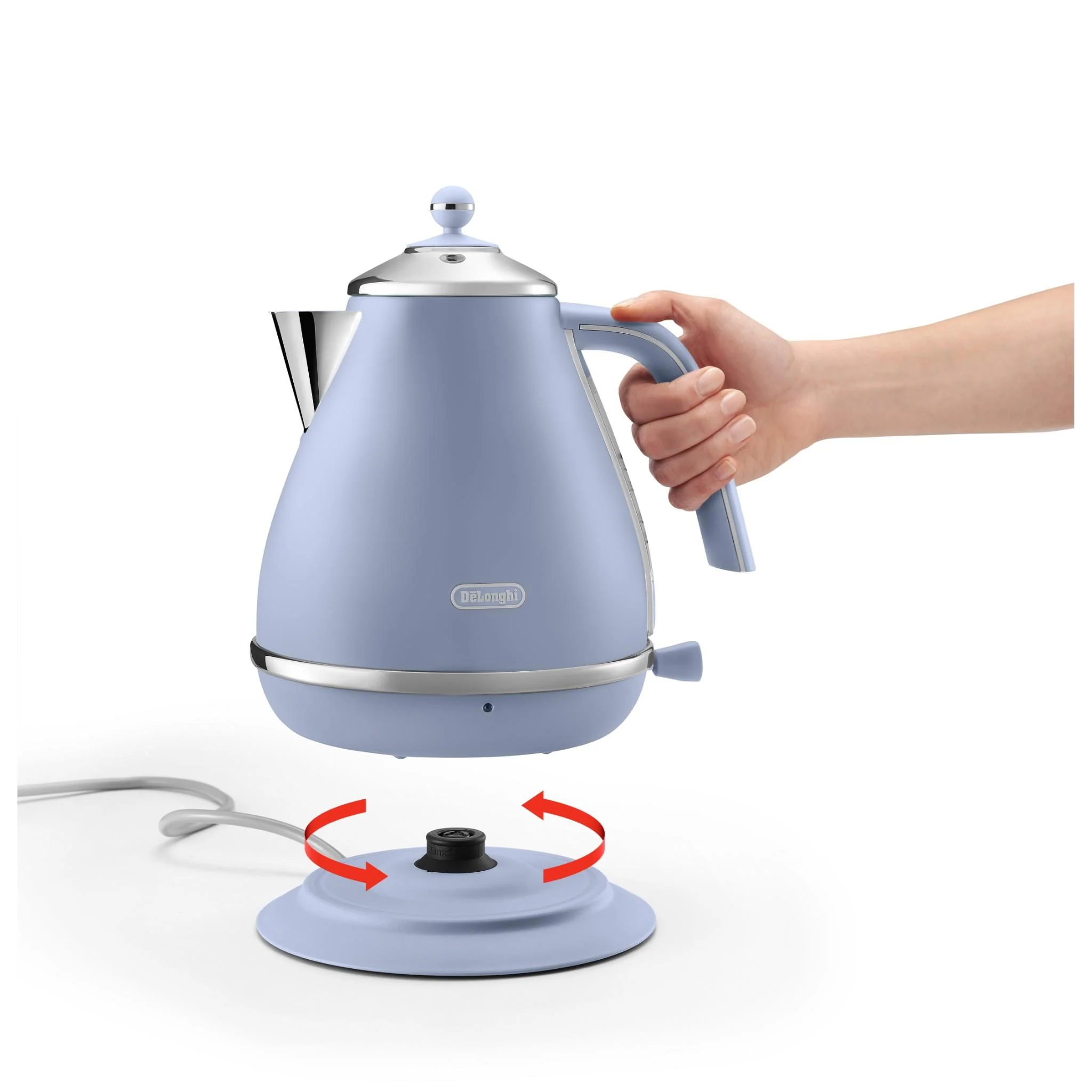 De'Longhi KBOC2001BK Icona Capitals 1.7L Kettle (Dubai Blue) - Image 4