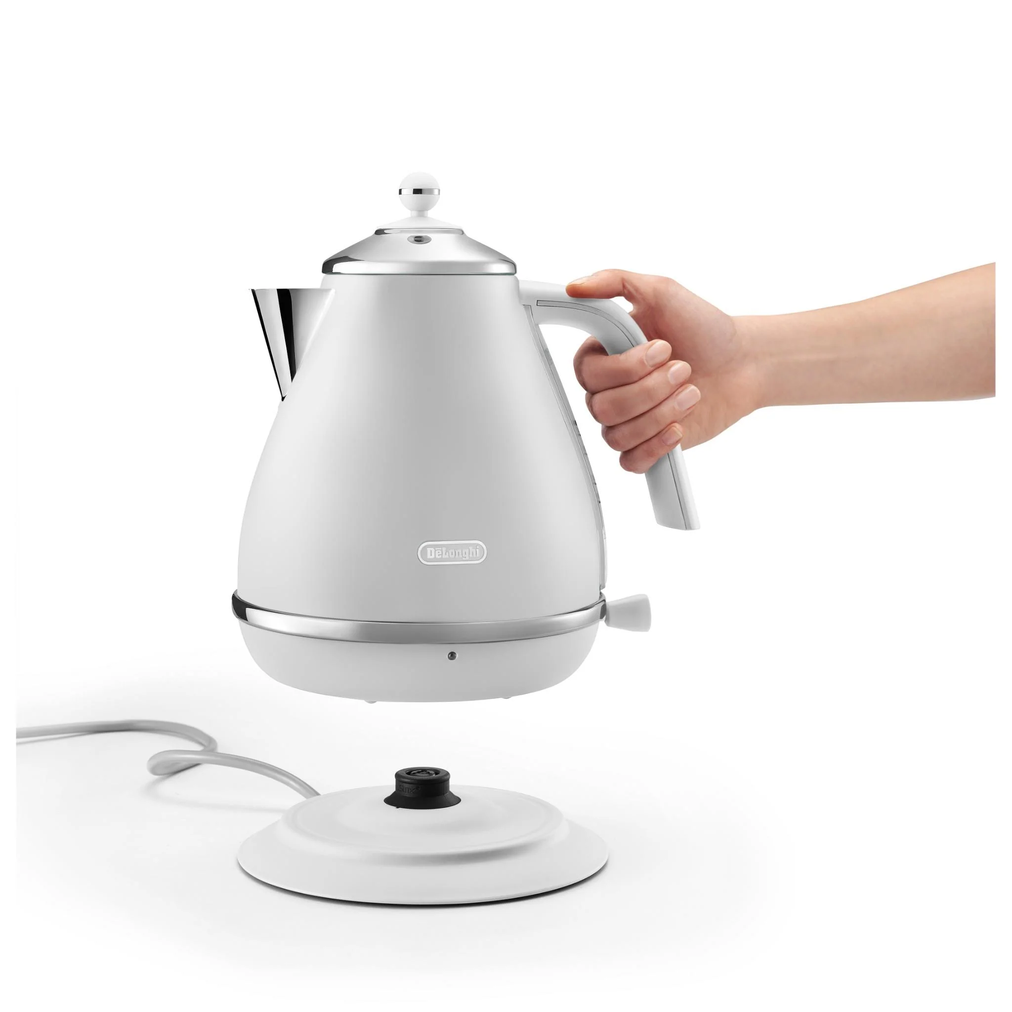 De'Longhi KBOC2001IW Icona Capitals 1.7L Kettle (Sydney White) - Image 4