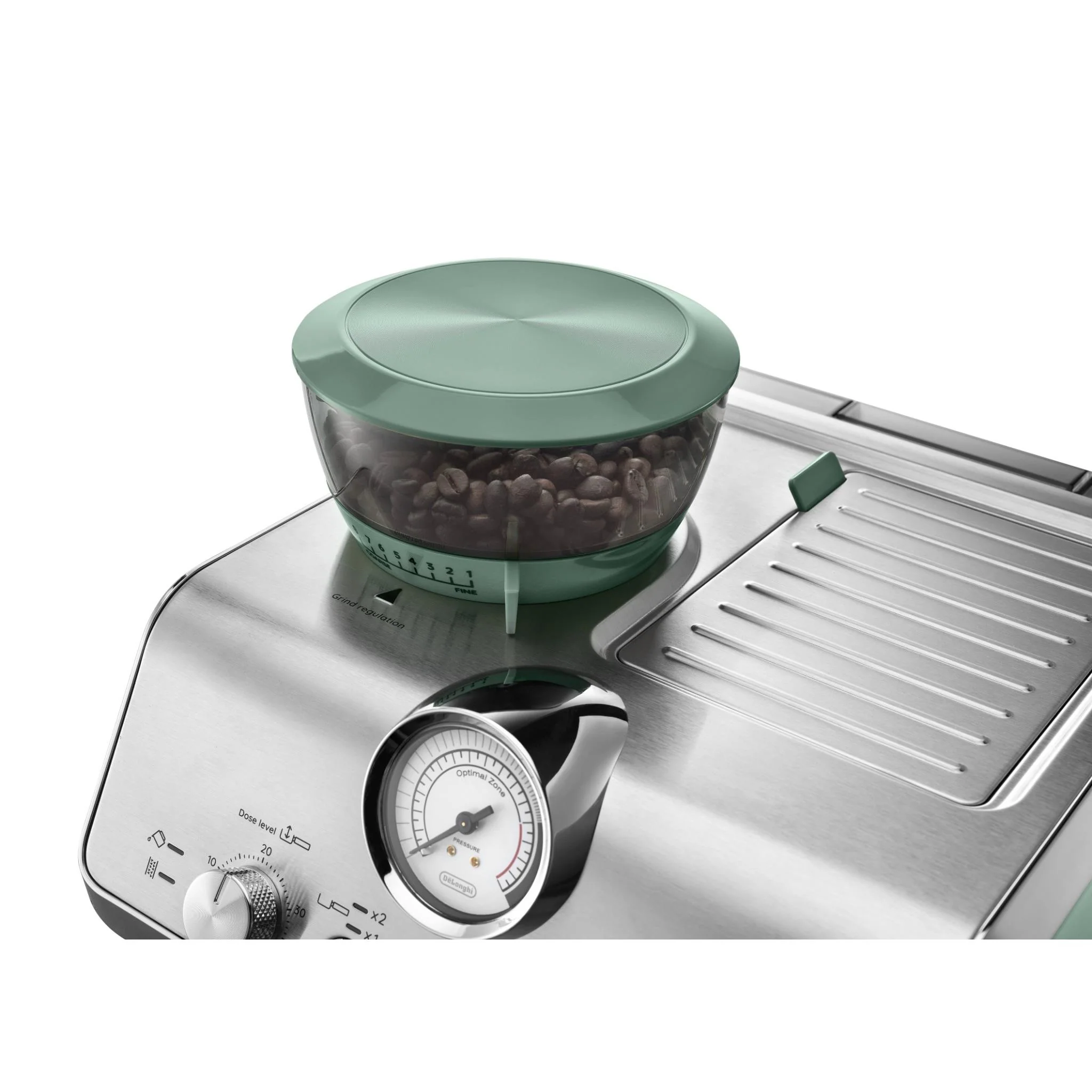 De'Longhi La Specialista Arte Manual Pump Coffee Machine (Toronto Green) - Image 5