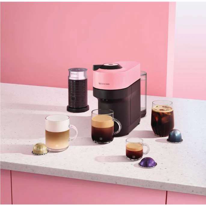De'Longhi Nespresso Vertuo Pop ENV90PAE Capsule Coffee Machine Value Pack (Candy Pink) - Image 4